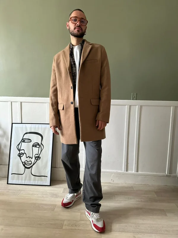 MANTEAU BEIGE IKKS HOMME – Image 4