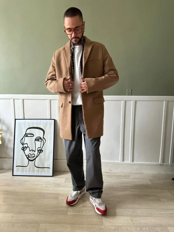 MANTEAU BEIGE IKKS HOMME – Image 2