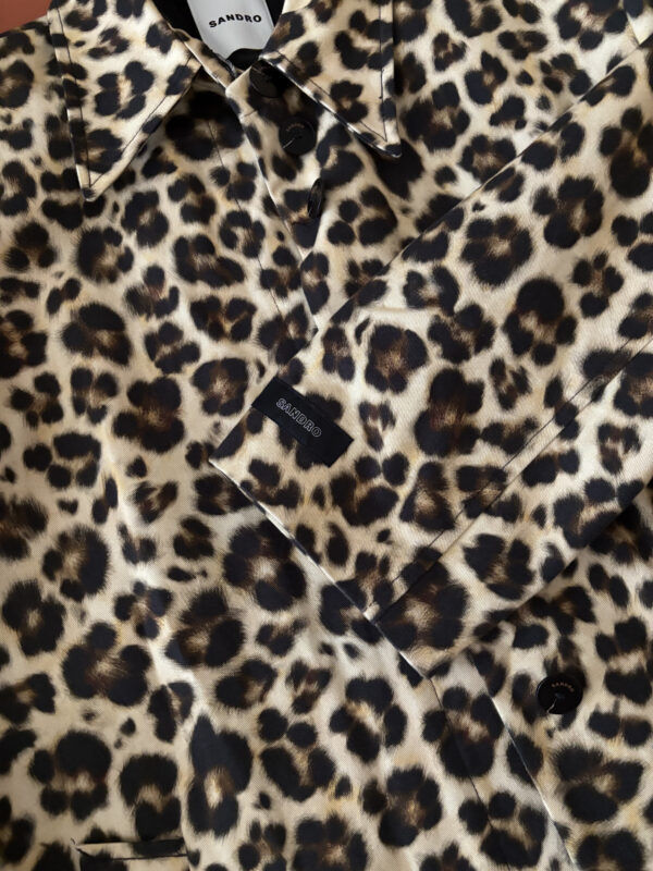 TRENCH SANDRO MOTIFS LEOPARD – Image 7