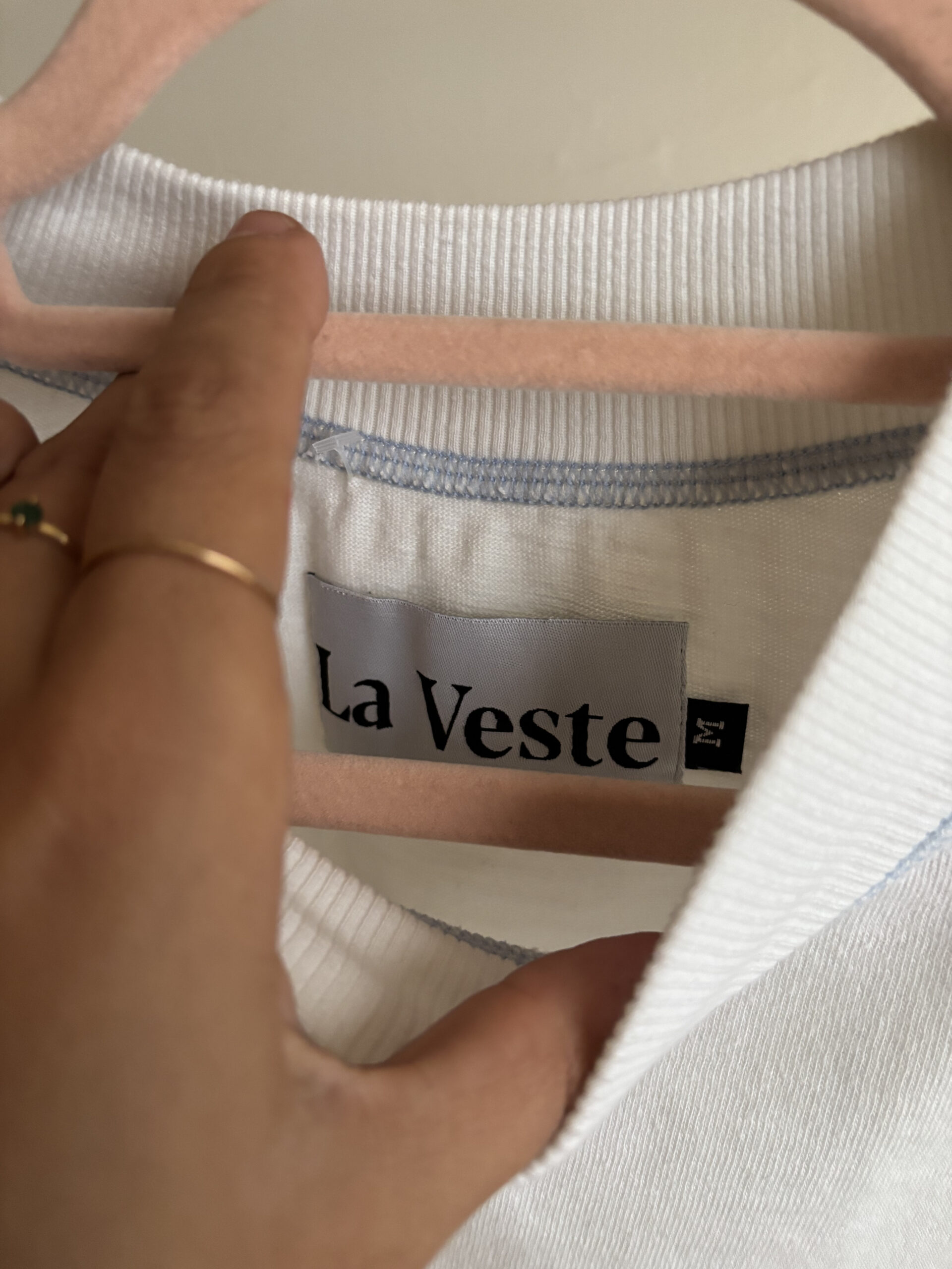 TEE SHIRT BLANC - LA VESTE – Image 3