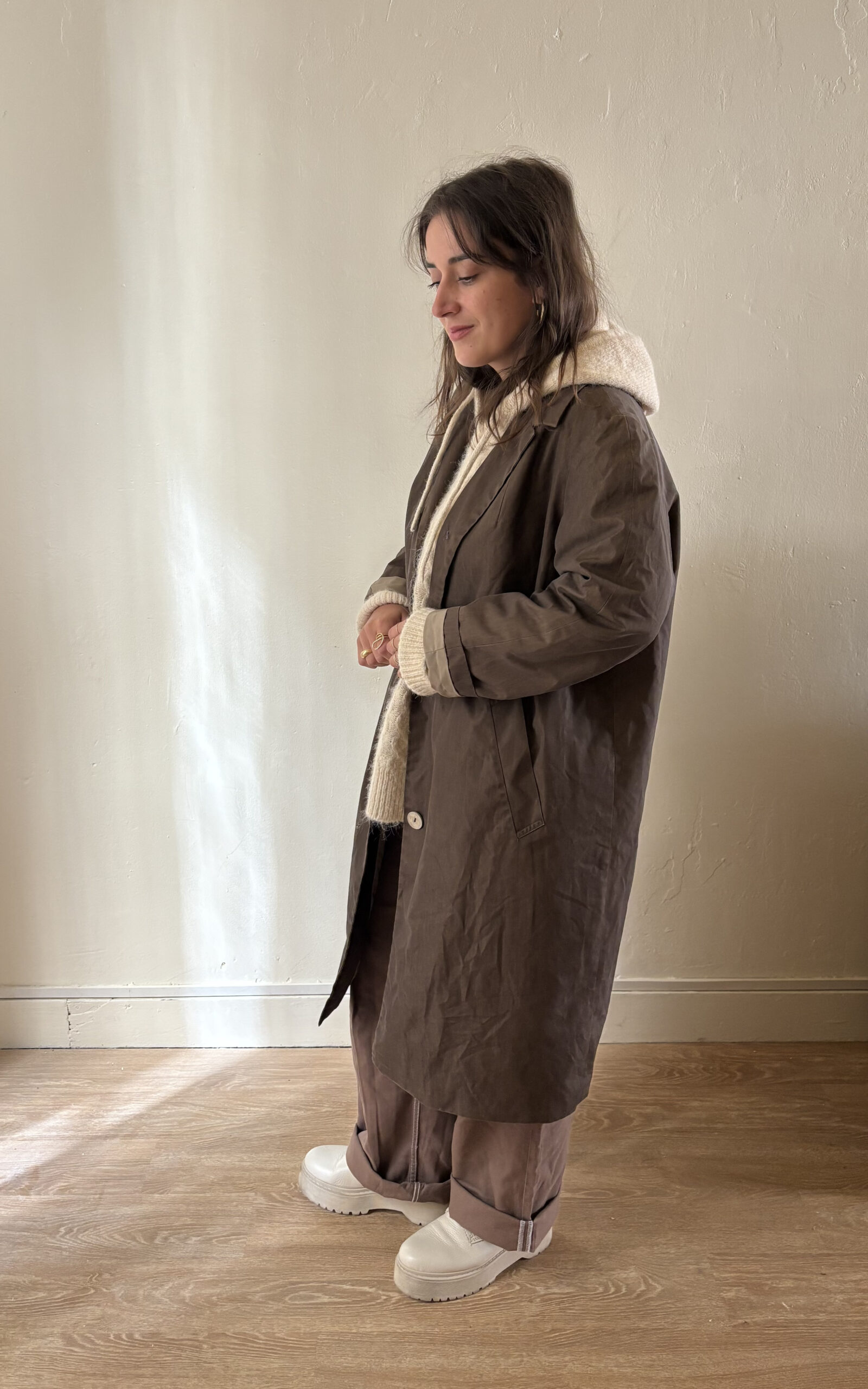 TRENCH MARRON - VINTAGE – Image 2