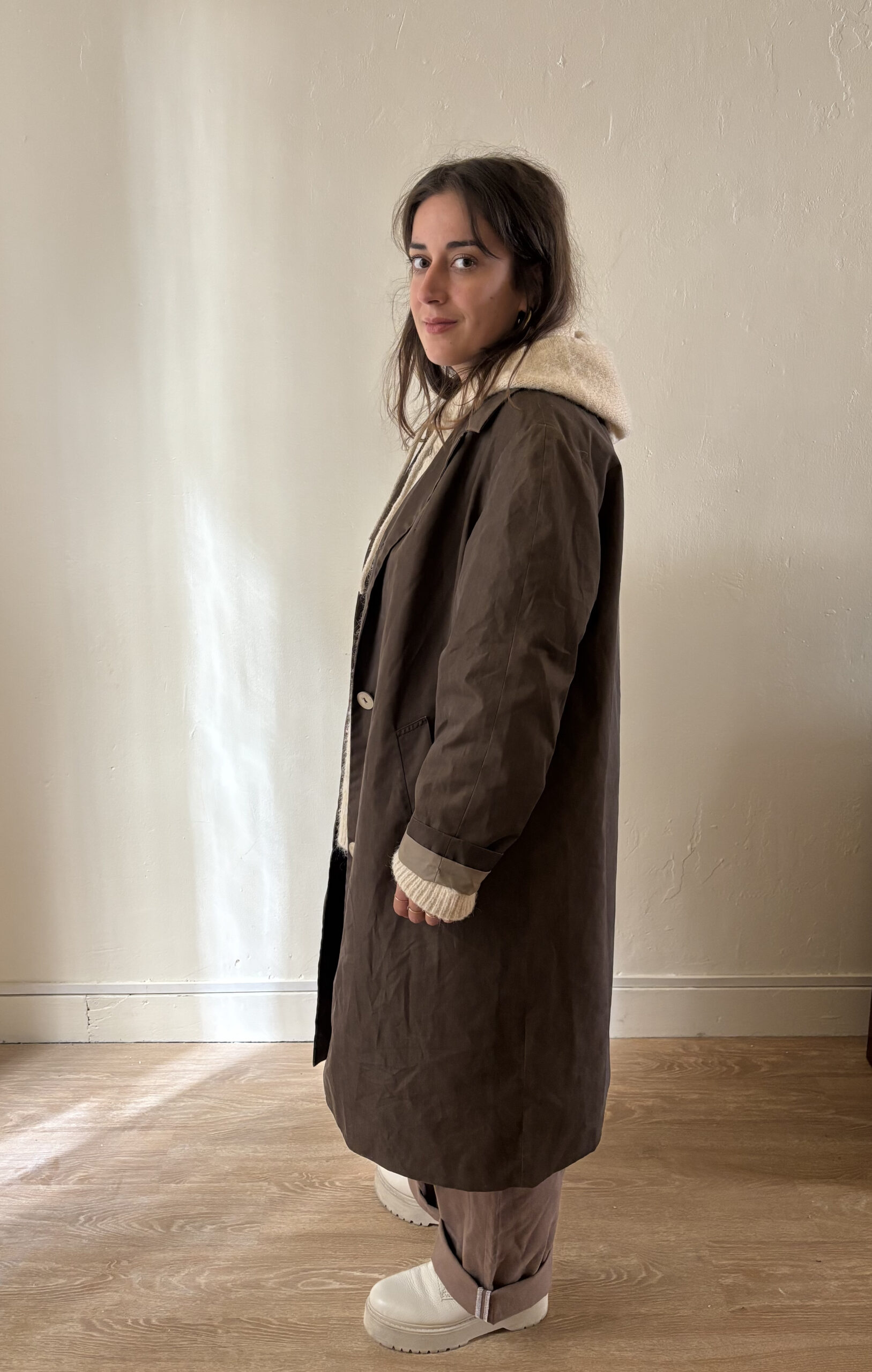 TRENCH MARRON - VINTAGE – Image 3