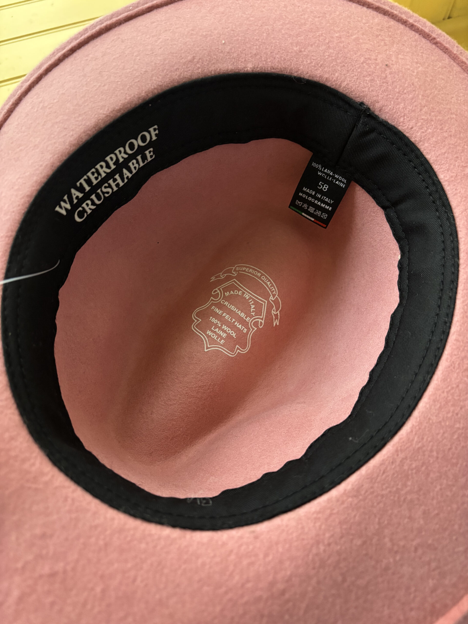 CHAPEAU LAINE ROSE- VINTAGE – Image 3