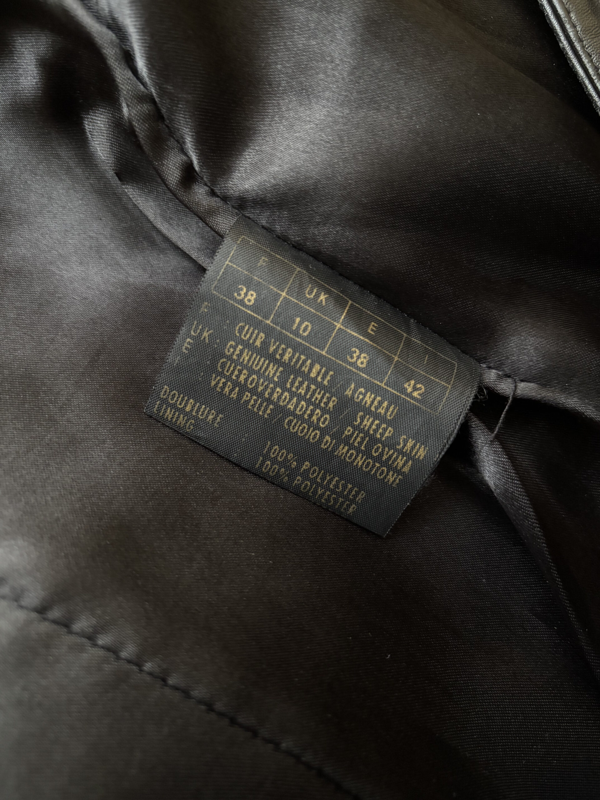 VESTE CUIR - SERGE PARIENTE – Image 5