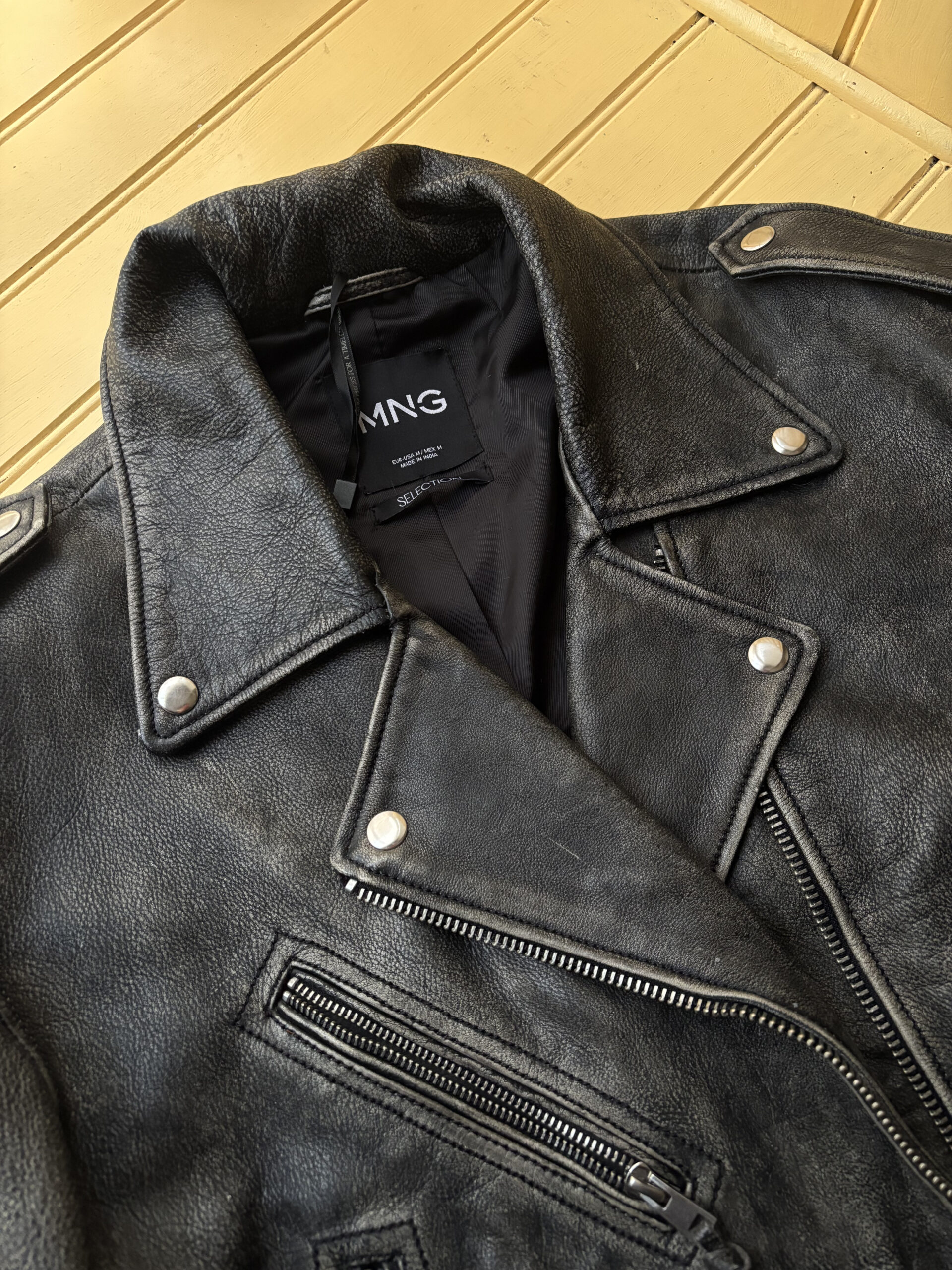 VESTE EN CUIR - MANGO – Image 5