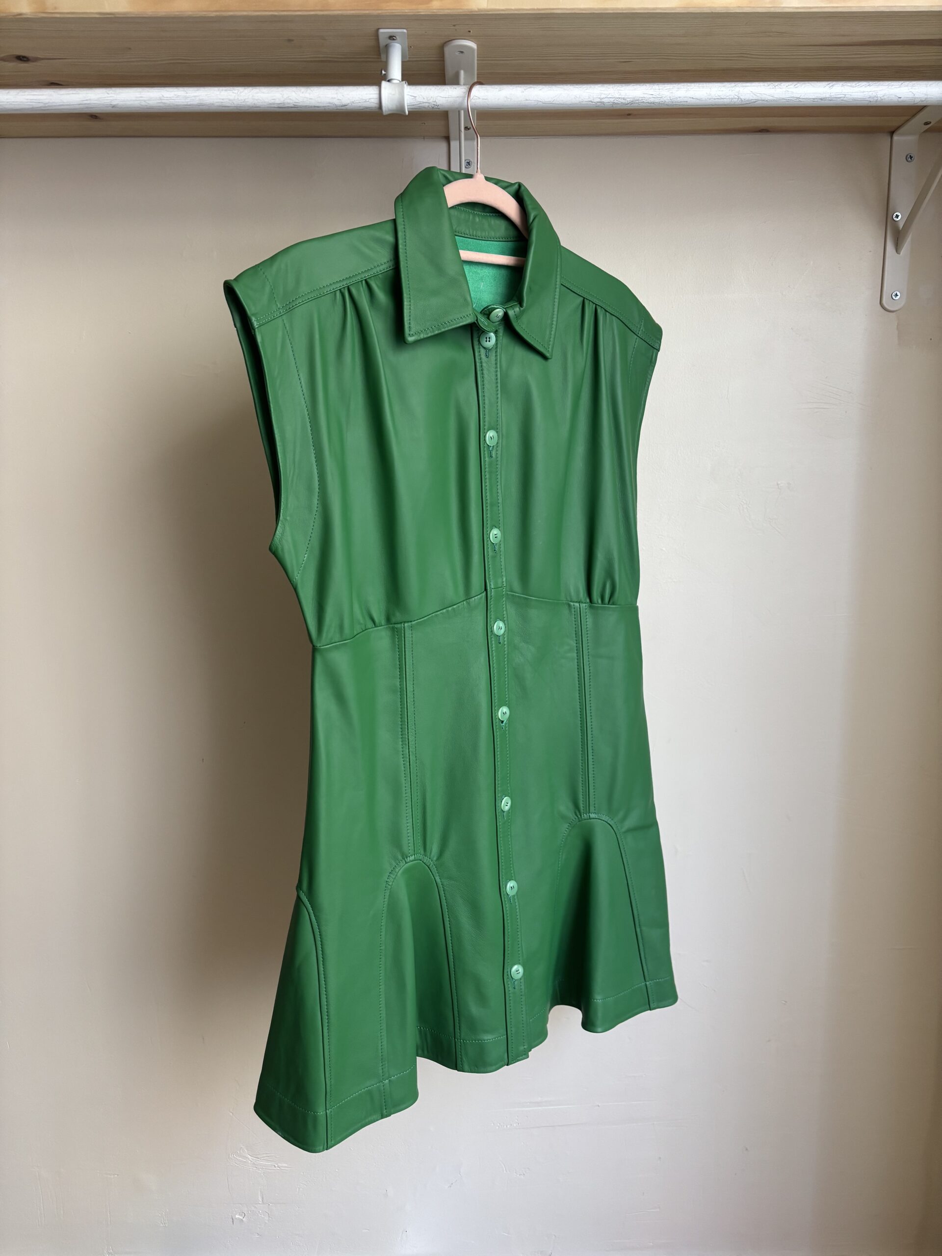 CREATEUR ROBE CUIR
