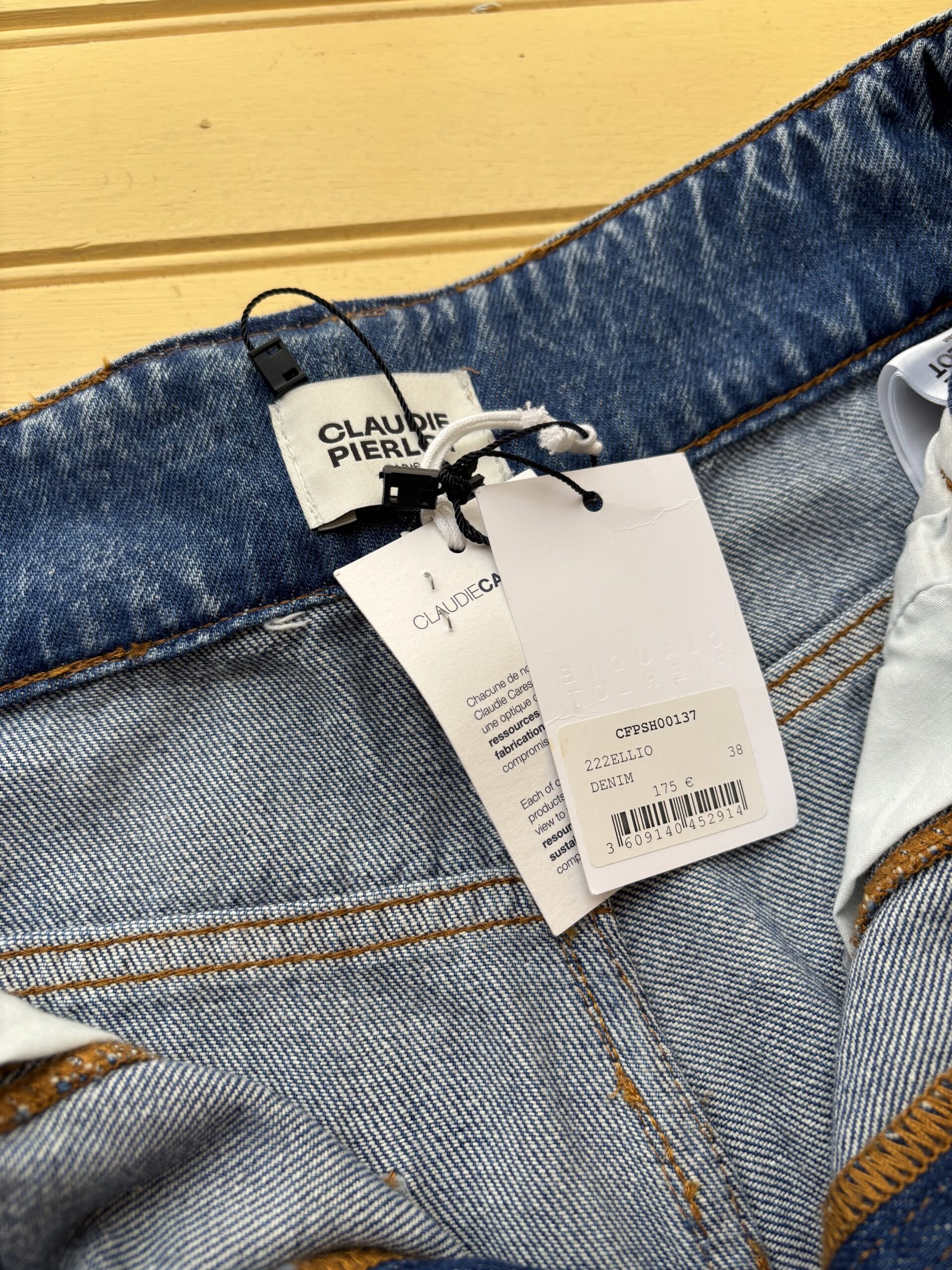 CLAUDIE PIERLOT - SHORT EN JEAN – Image 6