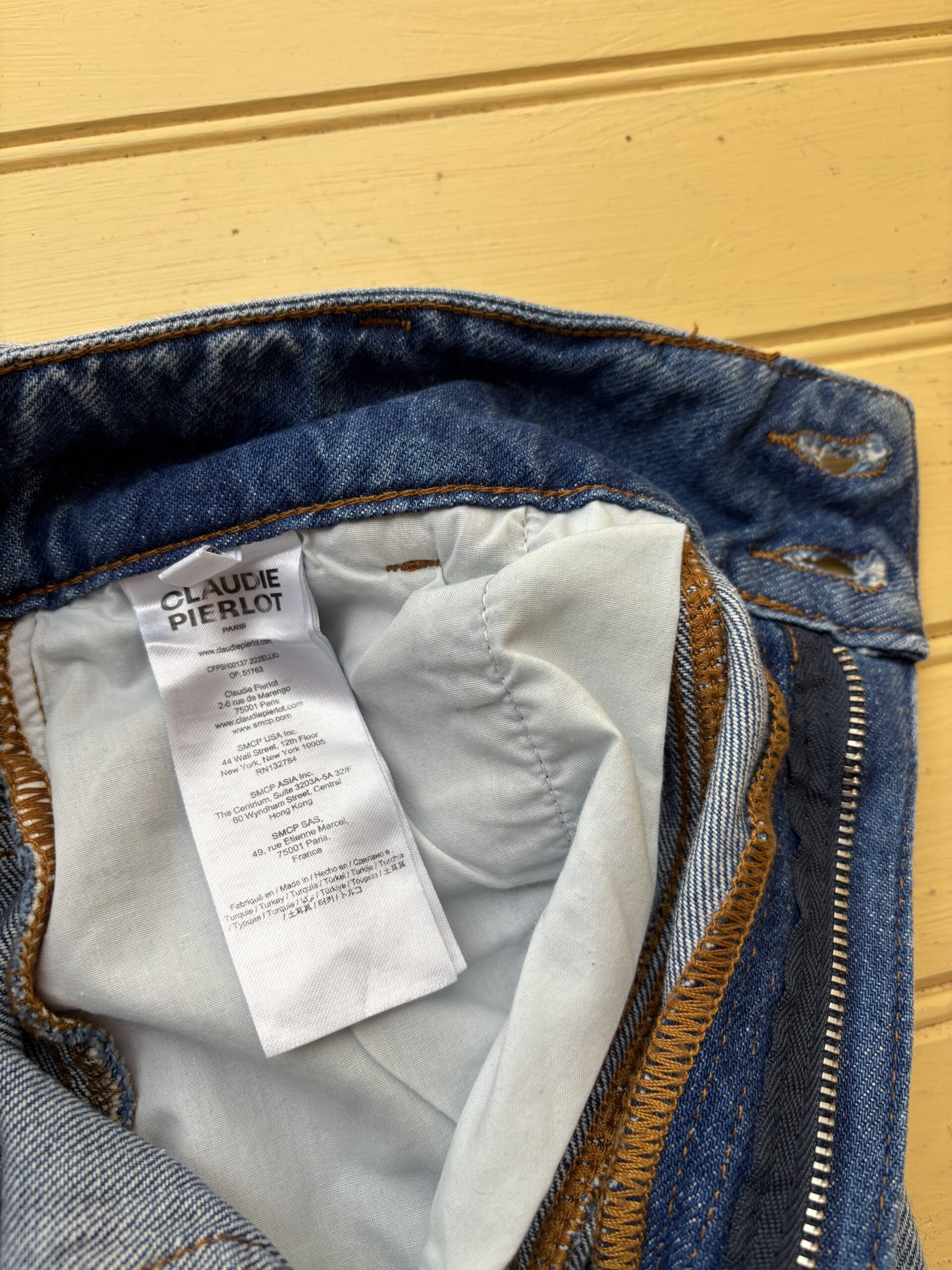 CLAUDIE PIERLOT - SHORT EN JEAN – Image 4