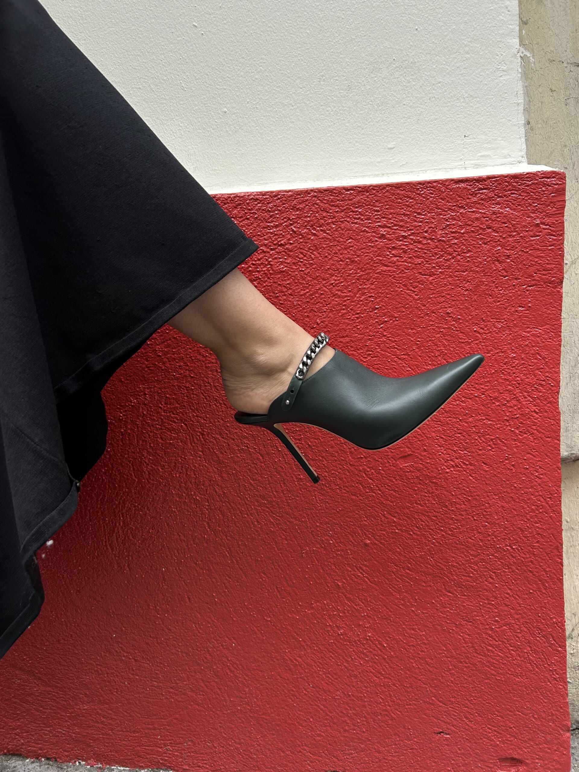 JIMMY CHOO - TALONS CUIR