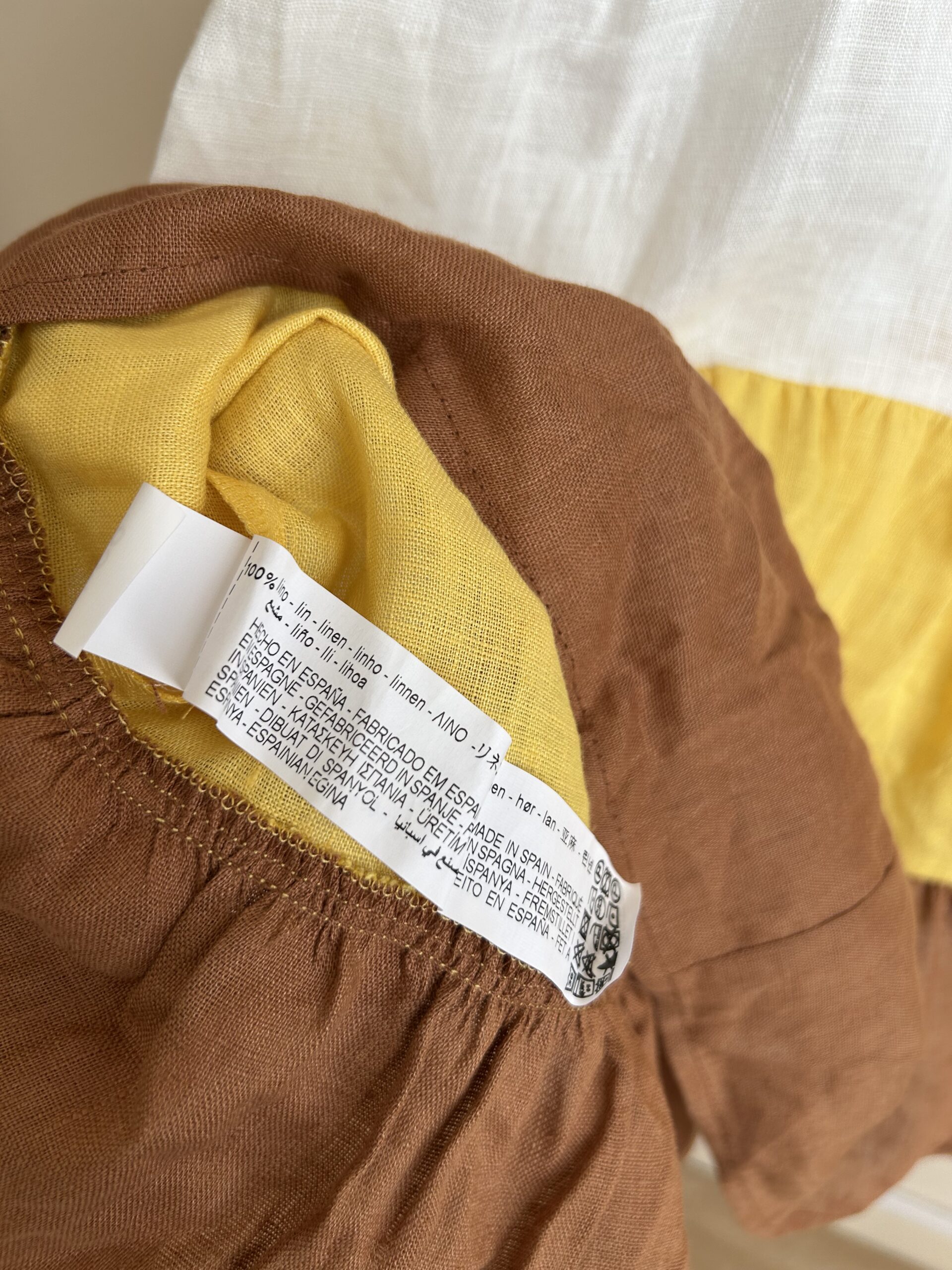 ZARA - ROBE TRICOLORE