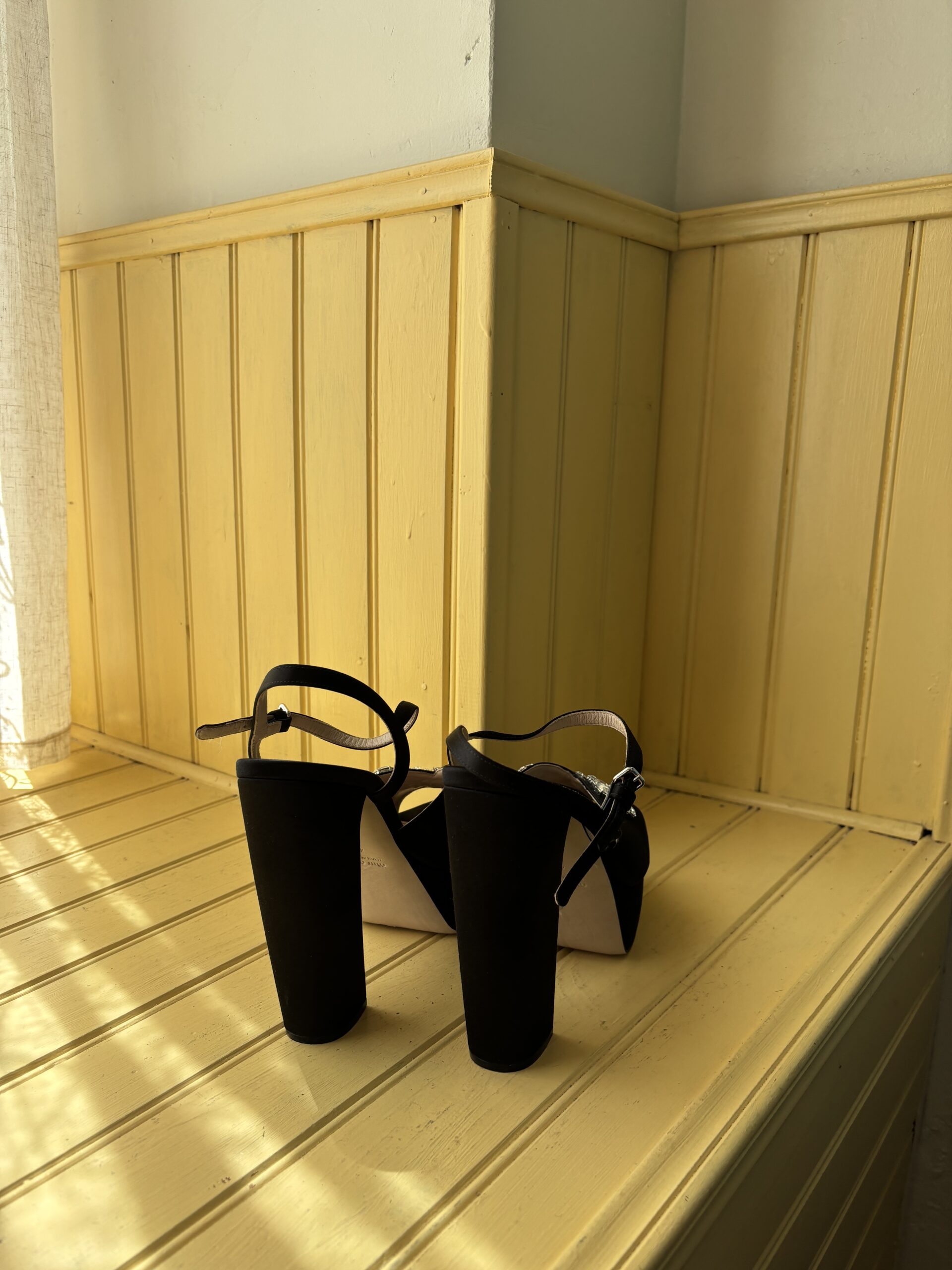 MIUMIU - TALONS NOIRS
