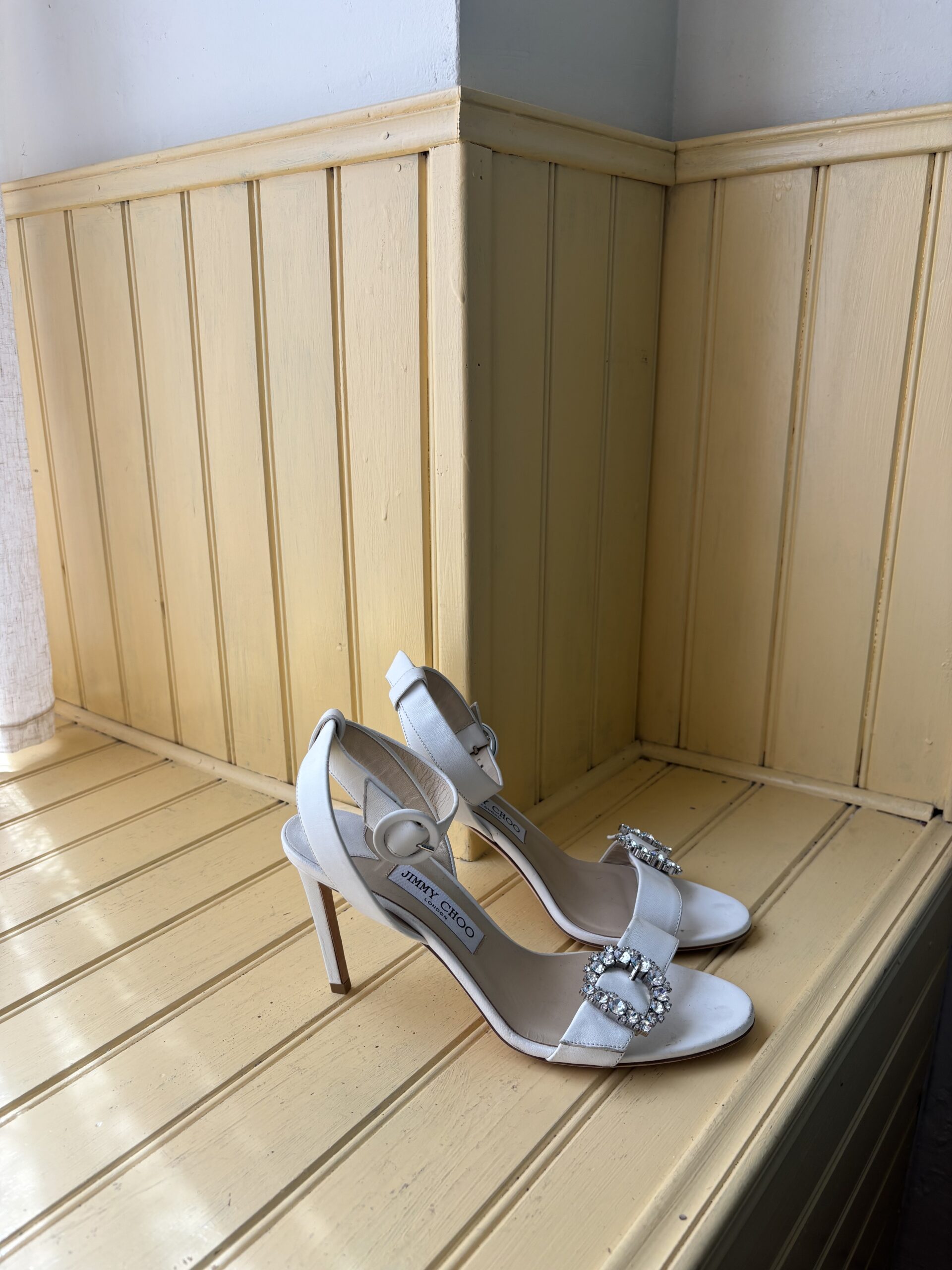 JIMMY CHOO - TALONS BLANC