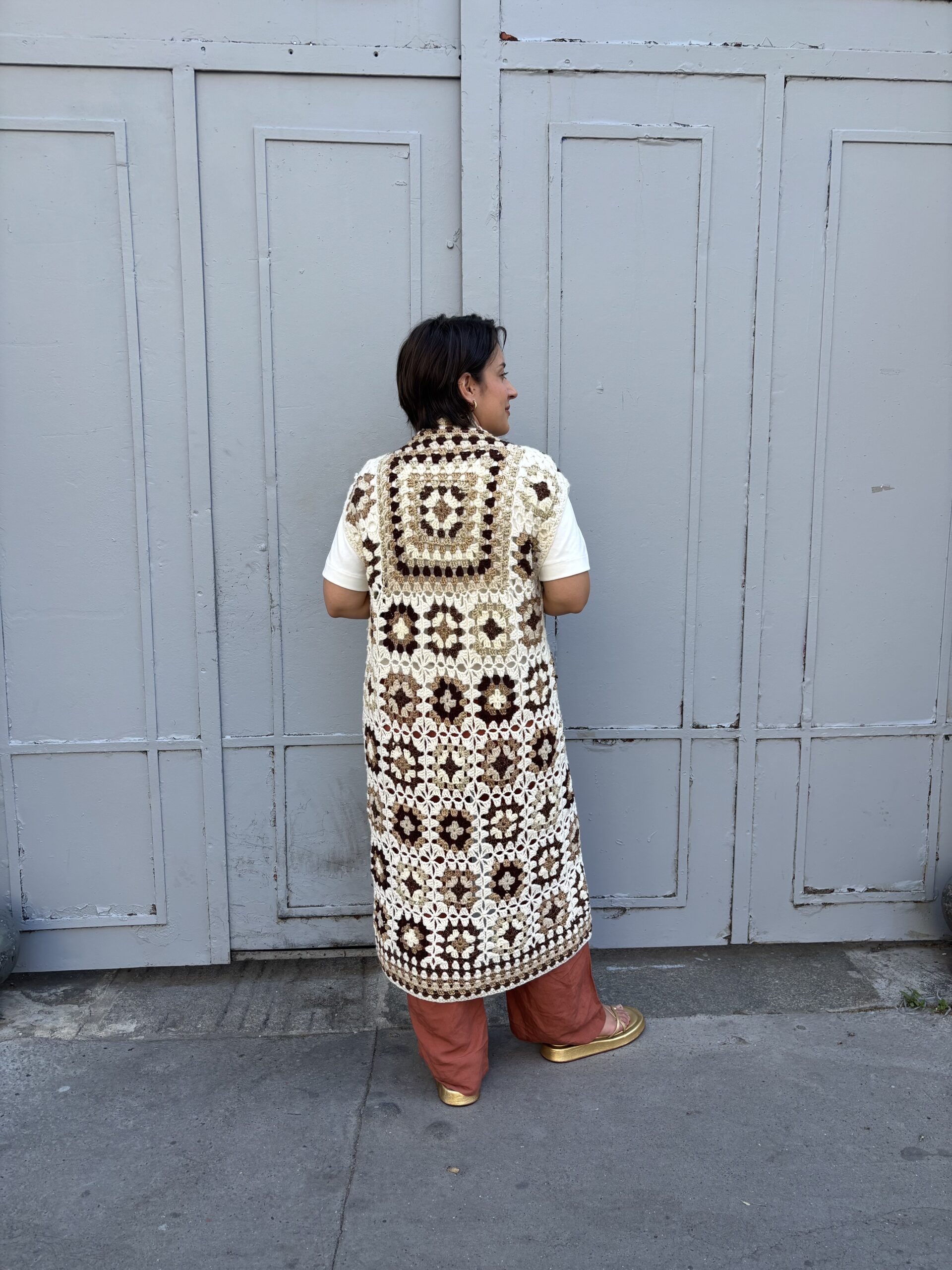 VINTAGE - GILET CROCHET