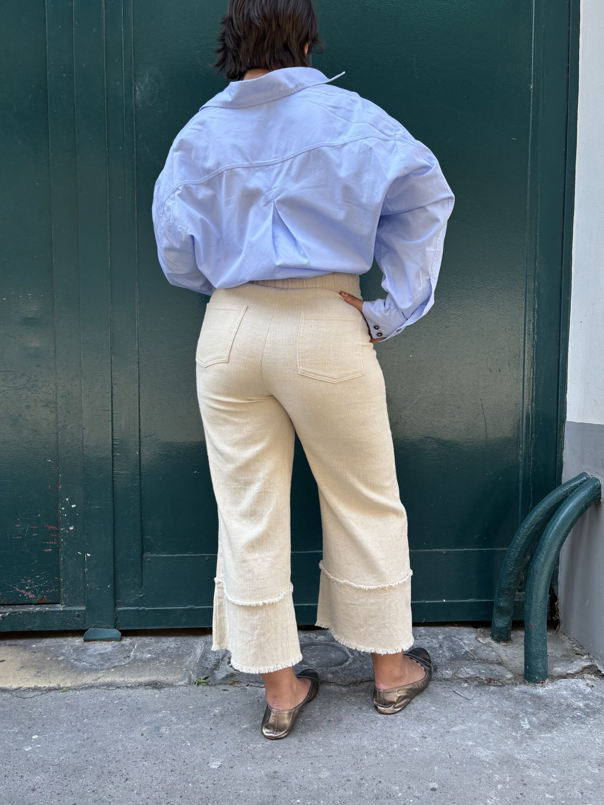 ZARA - PANTALON CRÈME