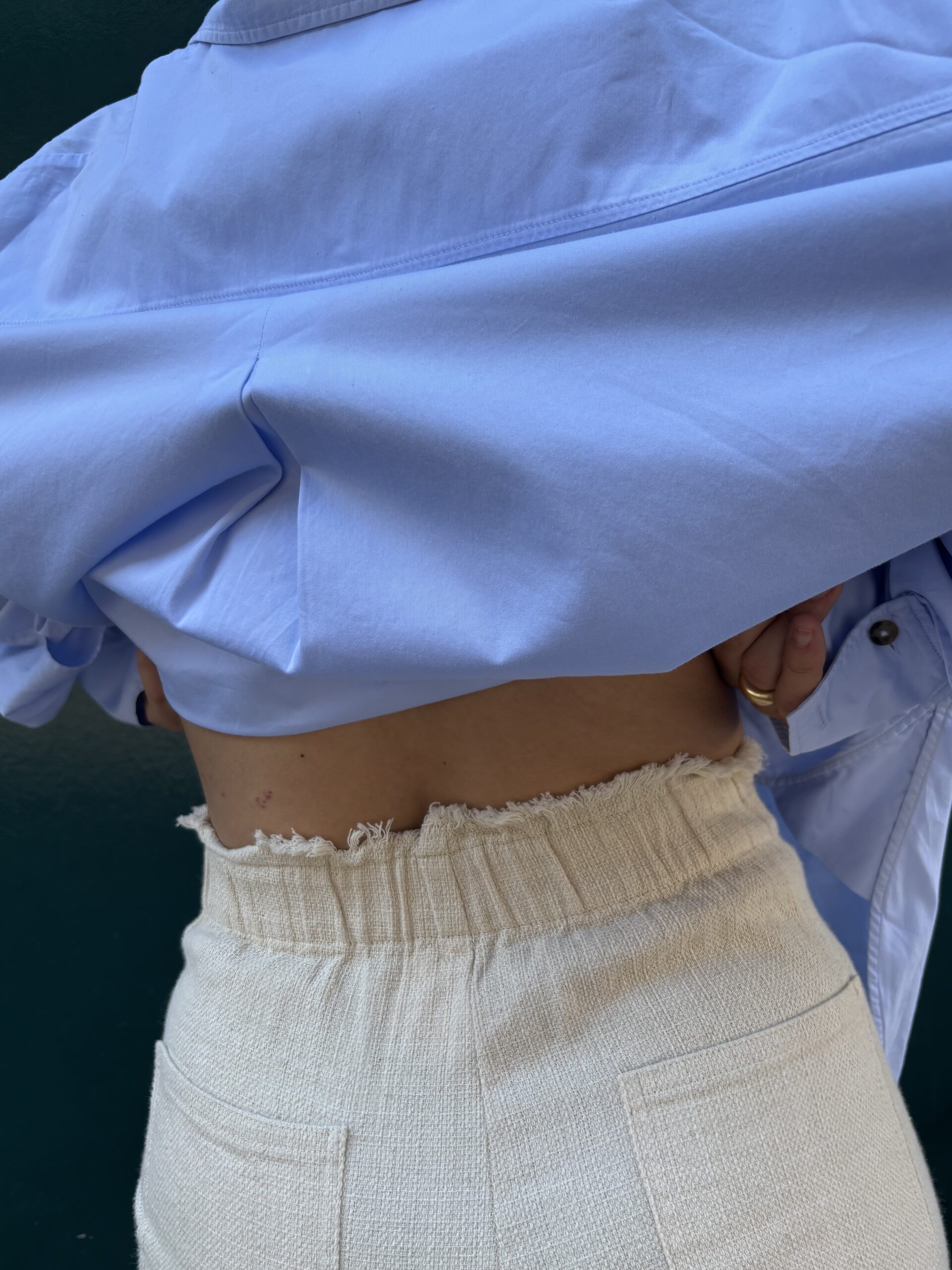 ZARA - PANTALON CRÈME