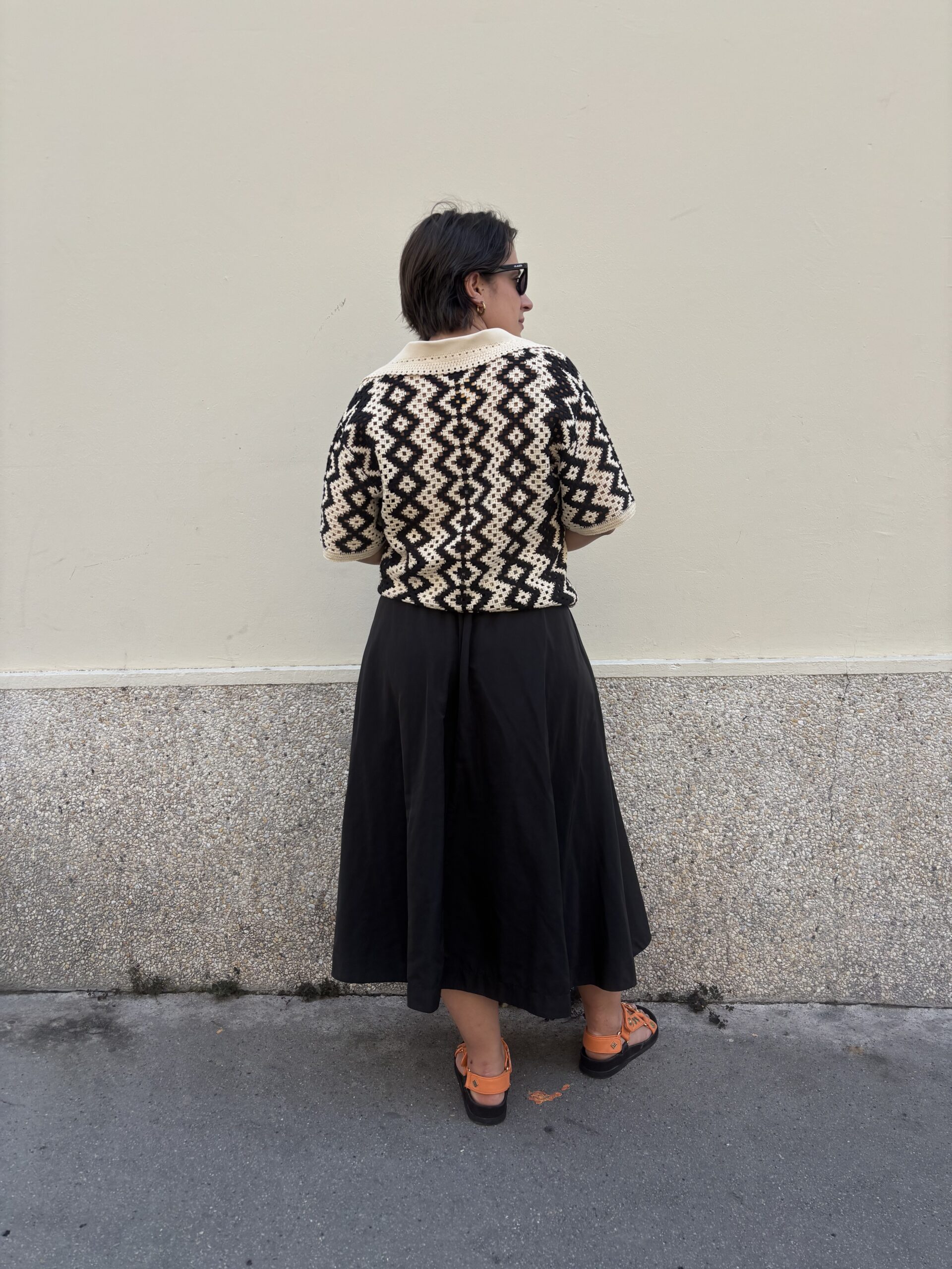 SANDRO - CHEMISE EN CROCHET