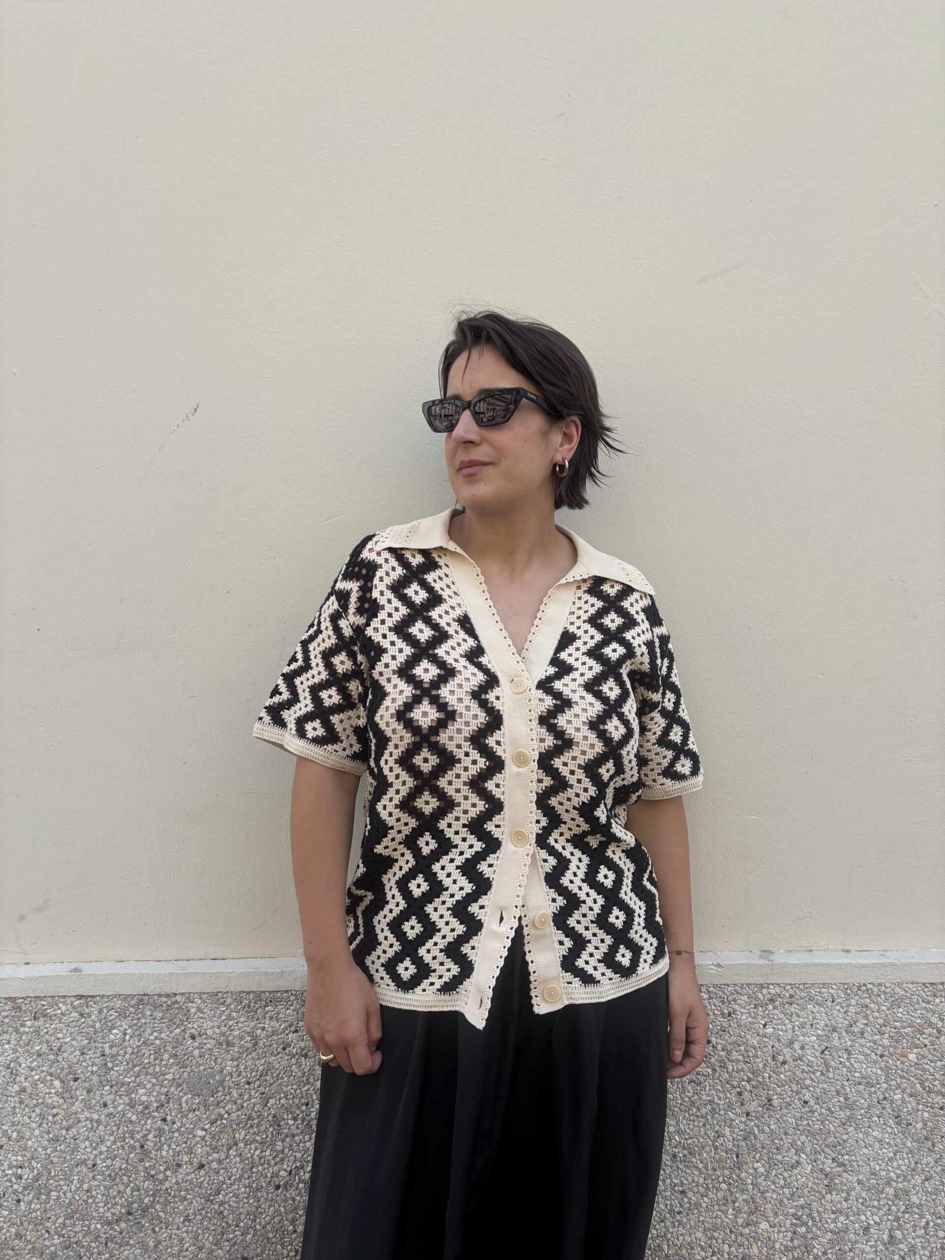 SANDRO - CHEMISE EN CROCHET