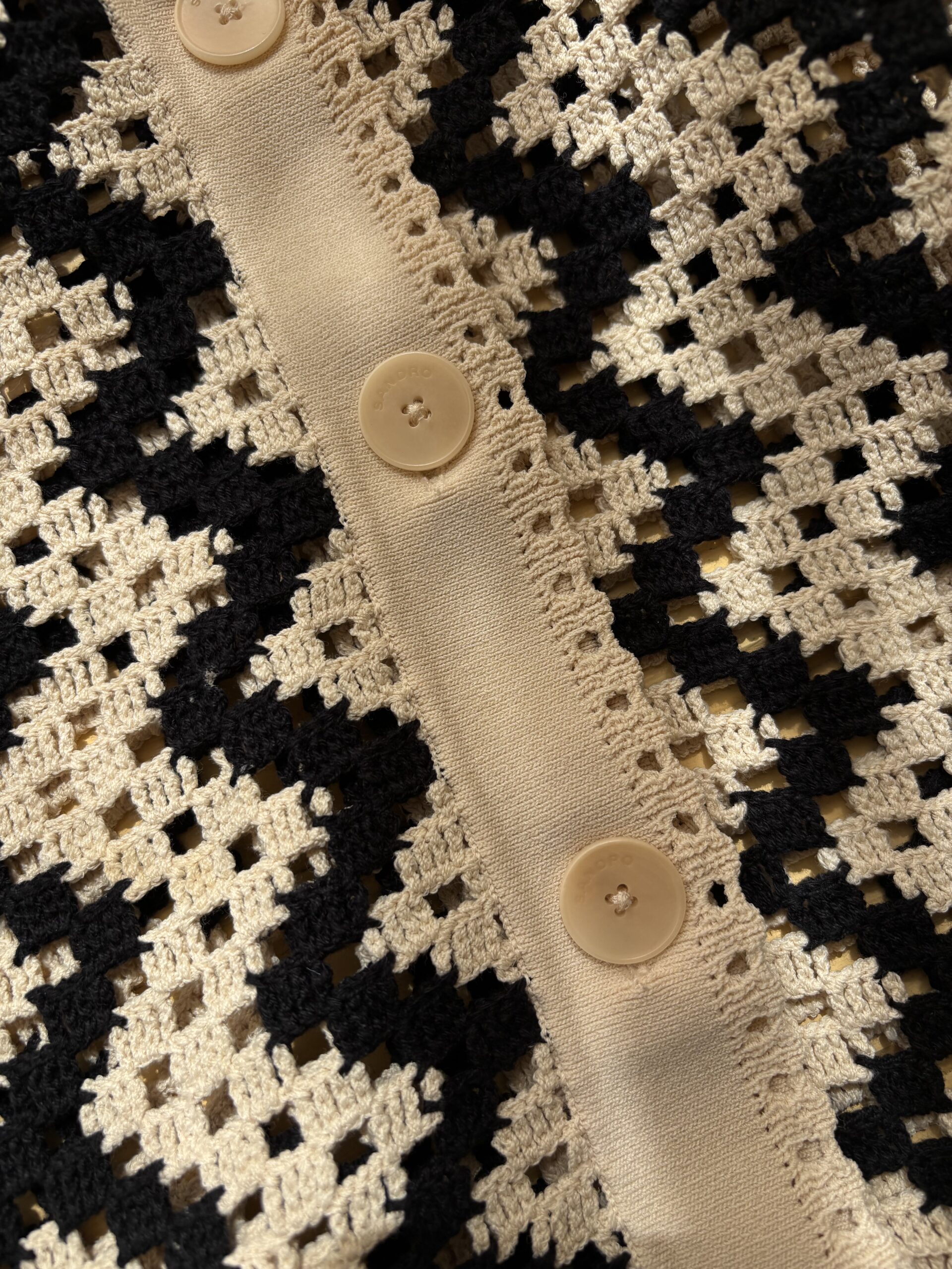 SANDRO - CHEMISE EN CROCHET