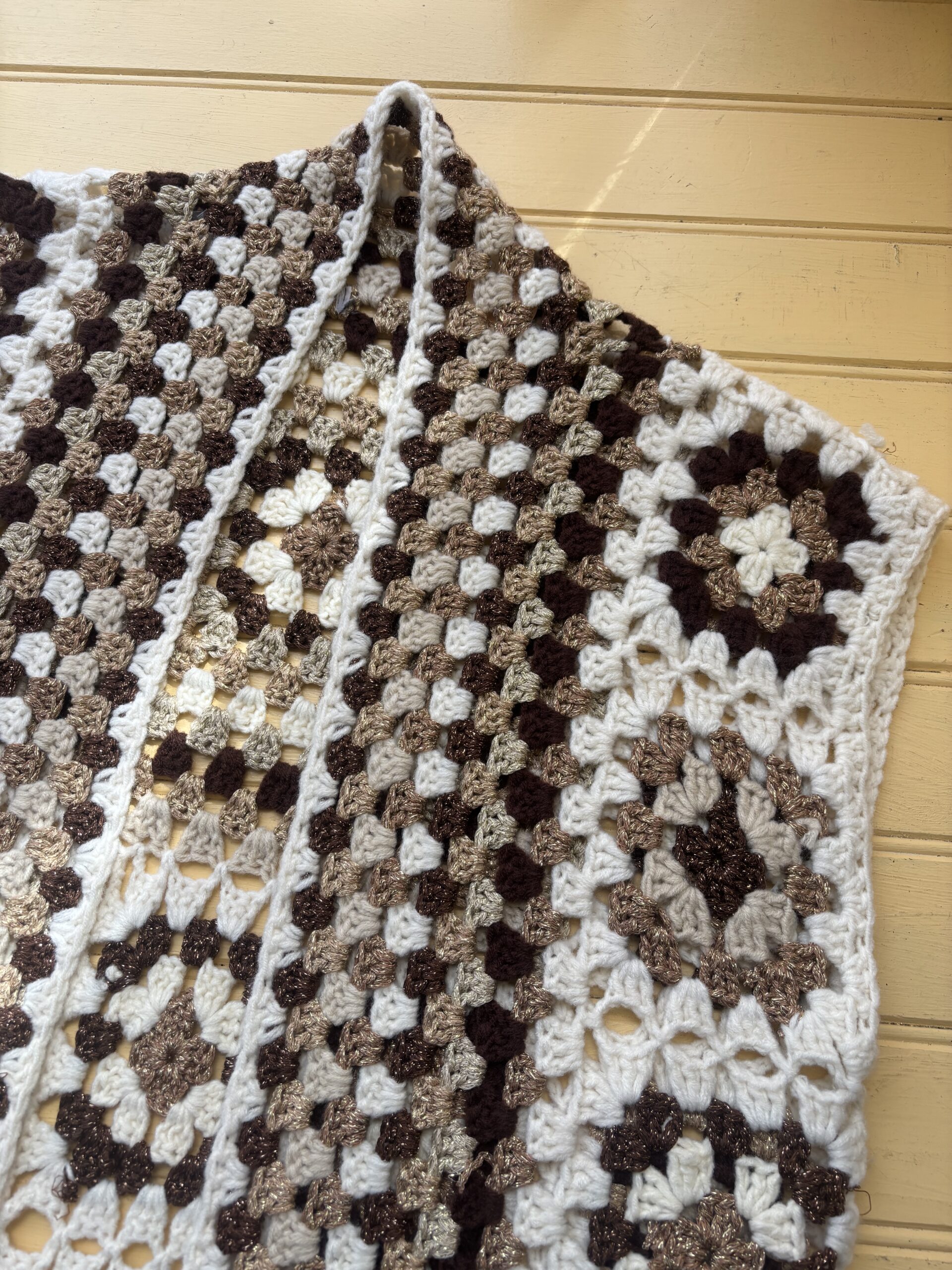 VINTAGE - GILET CROCHET