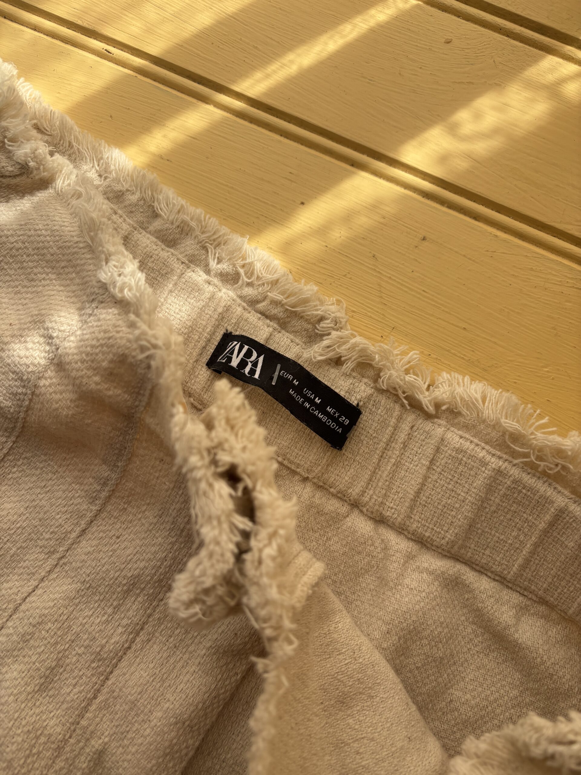 ZARA - PANTALON CRÈME