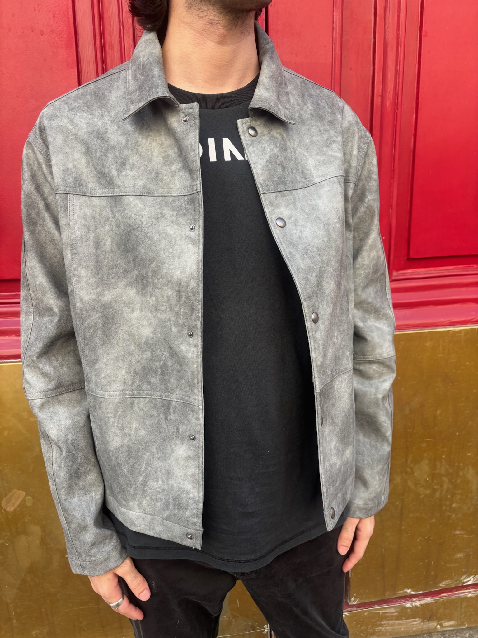 VESTE GRISE