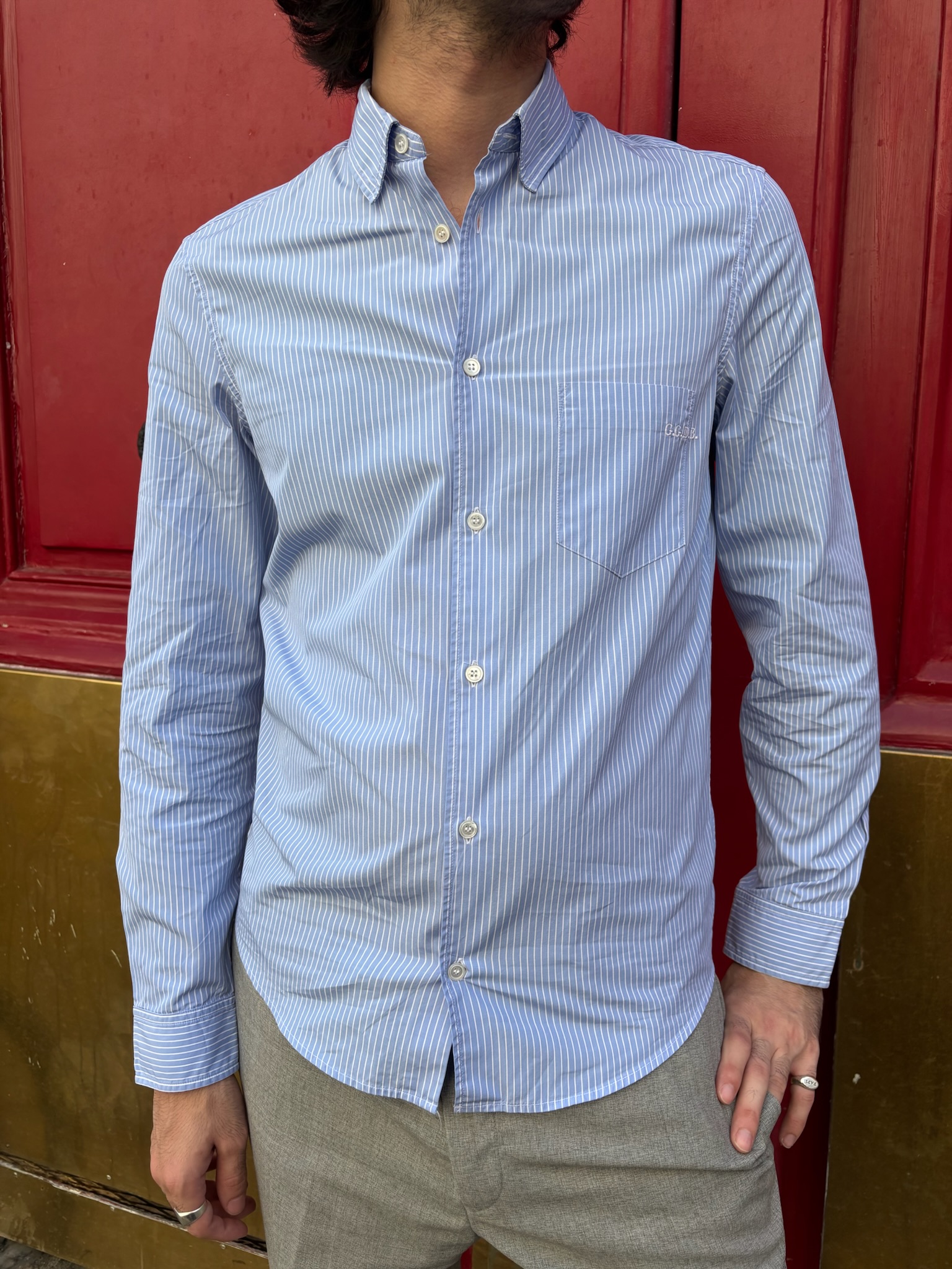 CHEMISE GOLDEN GOOSE RAYÉ